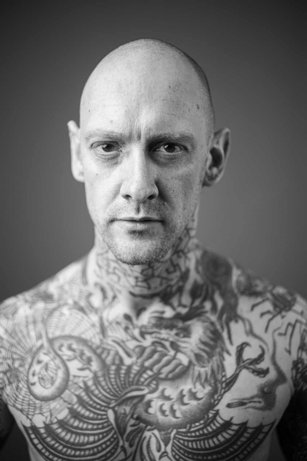 Sascha Billig - Tattookörper Analoge Portraitfotografie in Dresden